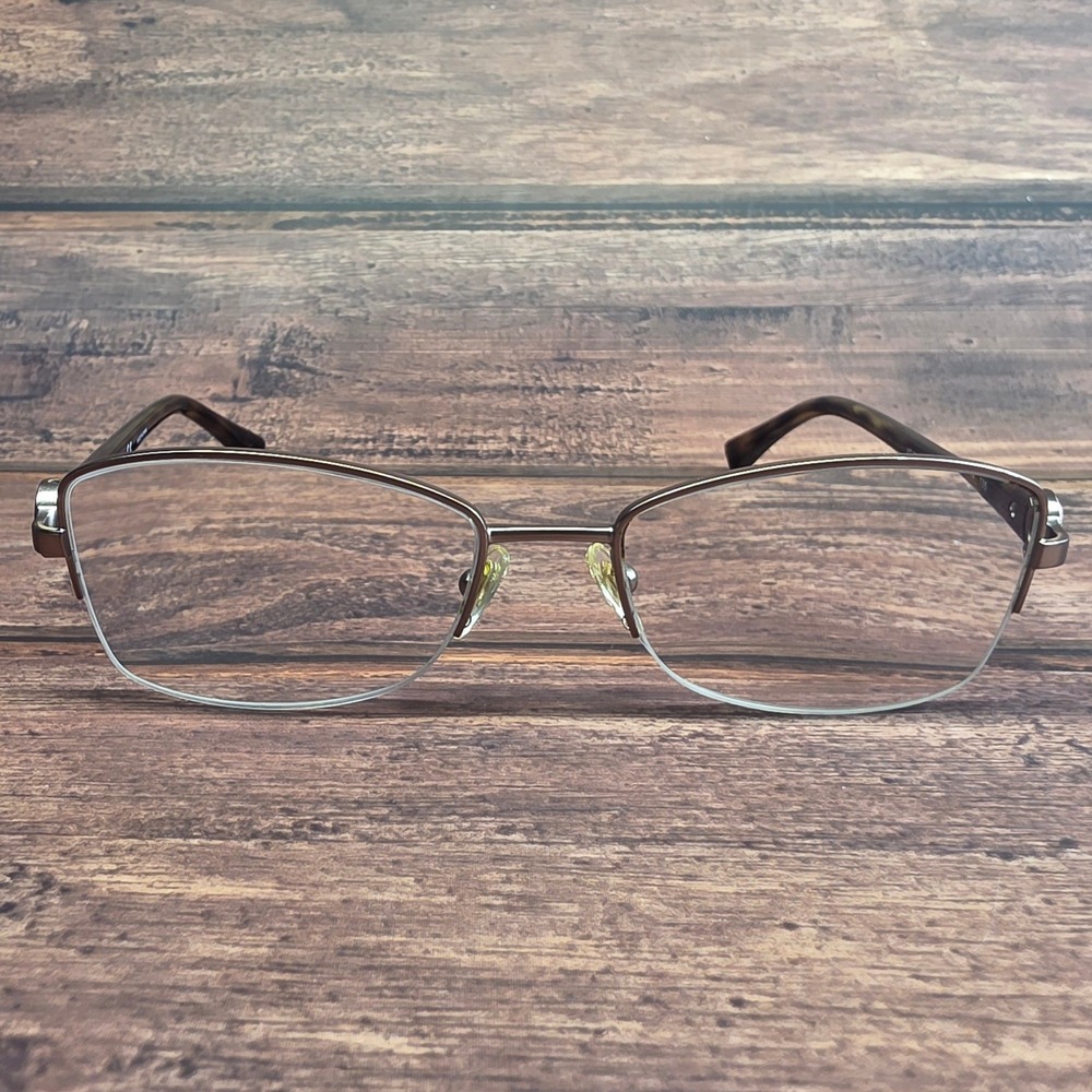 Vogue Eyeglasses Frames VO 3985-B 756-S Brown Tortoise Silver 52-17-135